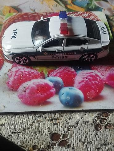 cd disk: YPX (Yol Patrul Xidməti) polis maşını modeli - Korpus: ağ rəngli — 4