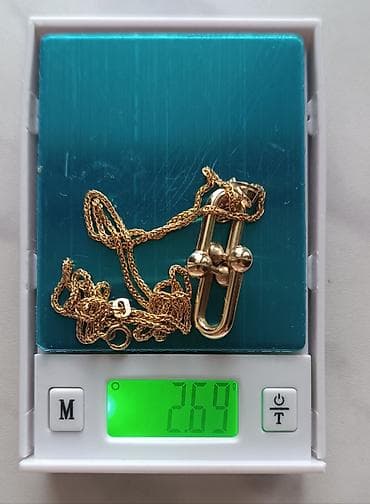 Çantalar: Boyunbağı, Sarı qızıl, 2 g — 1