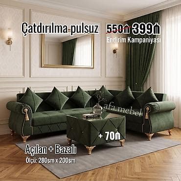 kitab dolablari: Künc divan, Yeni, Açılan, Bazalı — 1