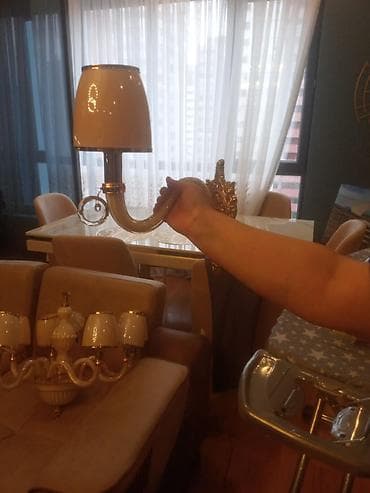 Çılçıraq, 10 və daha çox lampa, Şüşə