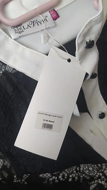 combat şalvar: LavİVİPİ brend qadın koftası – siyah-ağ - Model: düyməli, stendlə — 2