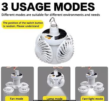 usb ventilyator: Yeni, Günəş lampası, Zəmanətsiz, Pulsuz çatdırılma — 4