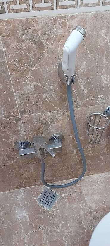 moyka hamam: Santexnik avadanliqlari: Unitaz + Moyka + Smesiteller + Dush Shekilde — 5