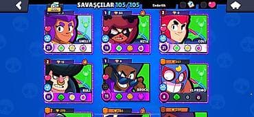 i̇kinci el: Brawl Stars hesabı – yüksək səviyyəli profil - Kupa yolu: 50 179 - — 2