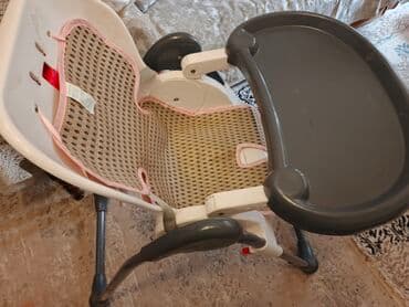 transformer stul yedizdirmək ucun: Uşaq yemək stulu Hündürlüyü tənzimləmək olur. Yığılır, qiymətə — 1