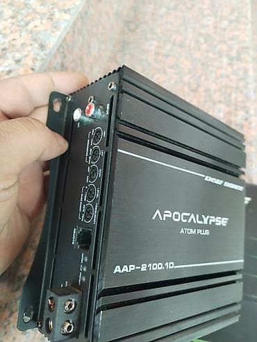 səs sistemləri: Deaf Bonce Apocalypse Atom Plus AAP-2100.1D — avtomobil üçün mono — 6