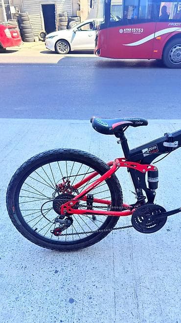 İdman və hobbi: Toba qatlanan mtb velosipedi - Əyləclər: ön disk əyləc, arxa — 1