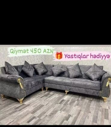 mətbəx ucun divan: Künc divan, Yeni, Açılan, Bazalı, Parça, Pulsuz çatdırılma — 7