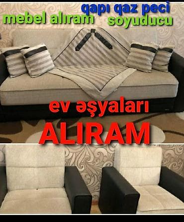 İşlənmiş, Divan, 2 kreslo lalafo.az -da İşlənmiş, Divan, 2 kreslo