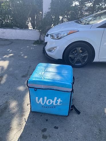 Wolt Partner termo çatdırılma çantası - Rəng: mavi, “Wolt Partner”