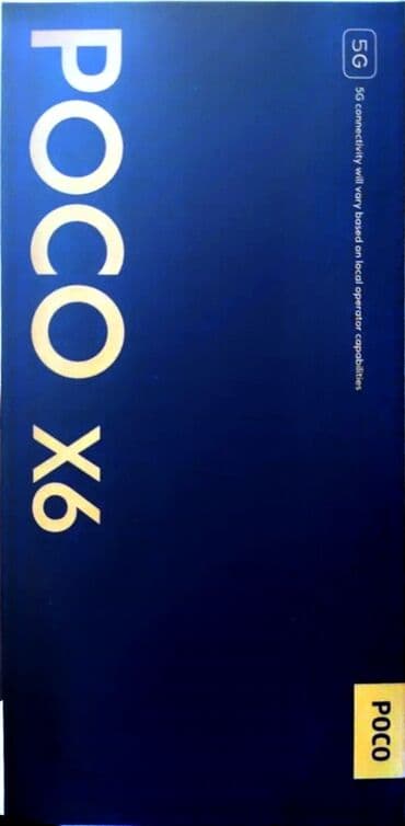 Poco X6, 256 GB, rəng - Ağ, Barmaq izi