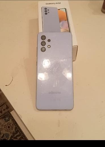 samsung galaxy s: Samsung Galaxy A32, 64 GB, rəng - Bənövşəyi, Face ID — 3