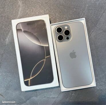 ayfon 30: IPhone 16 Pro Max, 32 GB, Desert Titanium, Zəmanət — 2