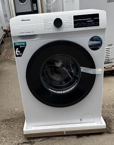 su kecirməz: Hisense WFQP6012EVM önyükləməli paltaryuyan maşın - Yük: 6 kq - — 1