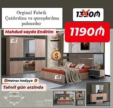 taxt kravat islenmis: Yataq desti rəng seçimi var — 1