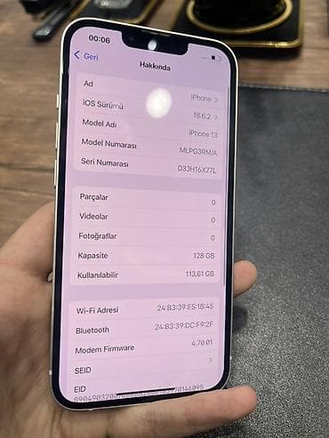 iphone 12 pro max ikinci el: IPhone 13, 128 GB, Face ID — 5