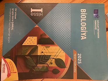 Məhsul: “Biologiya 2025 – Test Toplusu (Hissə I)” Nəşriyyat/İnstitut — 1