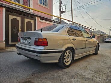 bmw 3 серия 318 at: BMW 3 Series E36 sedan - Kuzov: 4 qapılı sedan, gümüşü rəng - — 1
