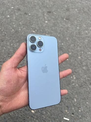 macbook pro 14: IPhone 13 Pro Max, 256 GB, Sierra Blue, Zəmanət — 4
