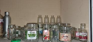 0,50 qəbikdən verərəm Şüşə qab fərqli razmer kolleksiyası – müxtəlif