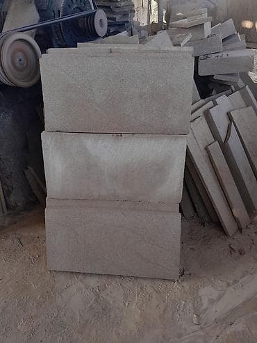 aqlay ustasi: Aqlay (daş plitə) __ yer ve fasat ucun - Material: təbii qumdaşı - — 7