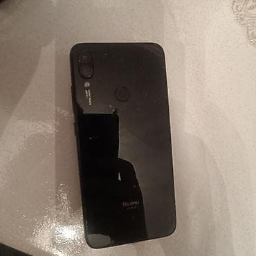 qax telefon: Redmi Note 7, 64 GB, rəng - Qara, Barmaq izi — 1
