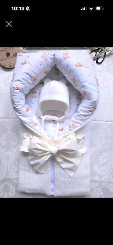 Yeni doğulmuşlar üçün yumşaq konvert. Açilanda odeyal kimi istifade