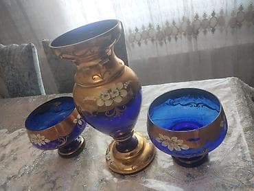 Vaza dəsti, Bogem şüşəsi lalafo.az -da Vaza dəsti, Bogem şüşəsi