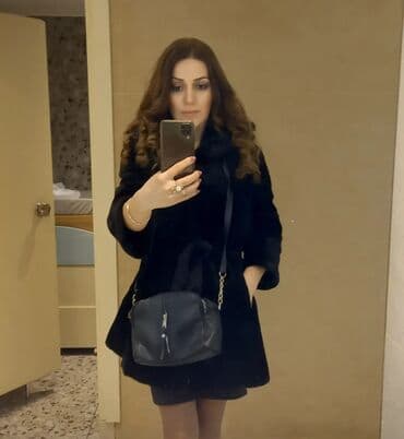 qisa balonka: Palto, M, rəng - Qara — 1