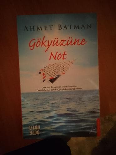 kinder batman: Məhsul: Kitab – “Gökyüzüne Not” Müəllif: Ahmet Batman Nəşr: Destek — 1