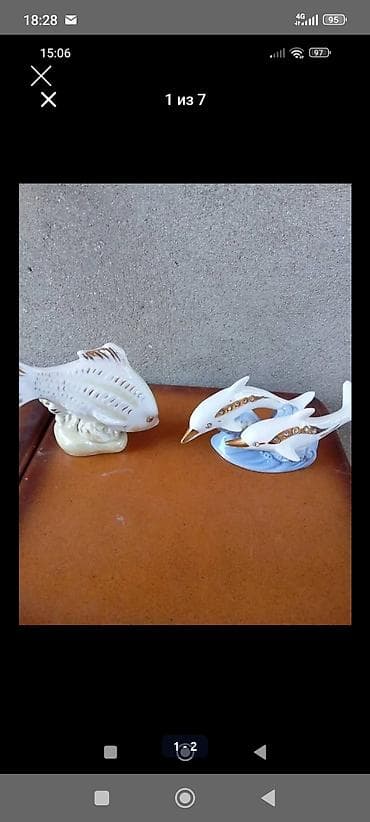 Fiqurlar: Fiqur, Keramika, rəng - Ağ — 1