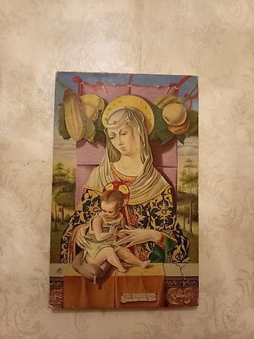 011 sekilleri: Rəsm reproduksiyası – “Madonna və Uşaq” mövzulu klassik ikonografiya — 1