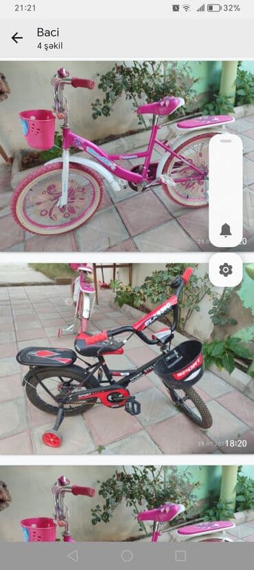 1 3 yaşlı uşaqlar üçün üçtəkərli velosipedlər: Dörd təkərli Uşaq velosipedi 12" — 2
