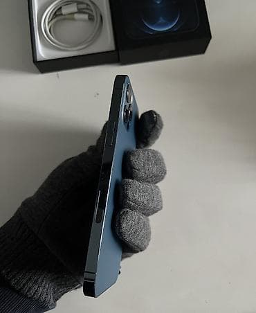 iphone 5s kreditle satisi: IPhone 12 Pro, 128 GB, Pacific Blue, Face ID — 7
