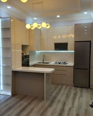 nerj çən: Sifarişlə mətbəx dəsti, Özü çəkən petlələr, MDF, Kredit var, Pulsuz çatdırılma — 1