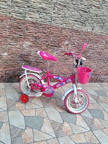 vlosiped: Uşaq velosipedi – 12 düym təkərlər, əlavə köməkçi təkərlər ilə - — 2