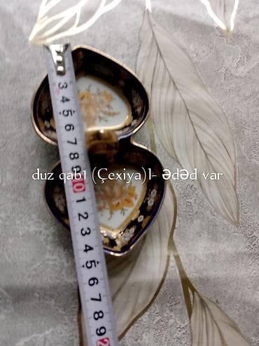 siqaret tutunu: İki bölməli porselen qəlyanaltı qabı dəsti - Material: keyfiyyətli — 3