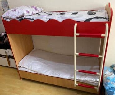 İkimərtəbəli uşaq çarpayıları: Endirim edildi ❌ Ikimertebeli carpayi 80 azn Olcusu uzunlugu 165, eni — 1