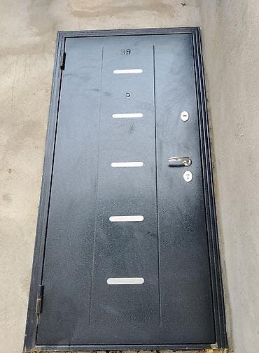 ayna qapi: Metall giriş qapısı – daxili və xarici tərəf komplekti - Material — 1