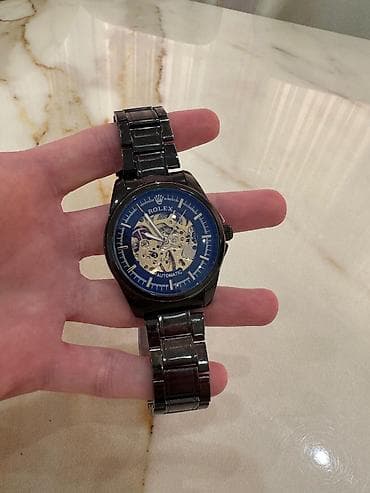 rolex saat satilir: Qol saatı, Rolex, rəng - Qara — 1