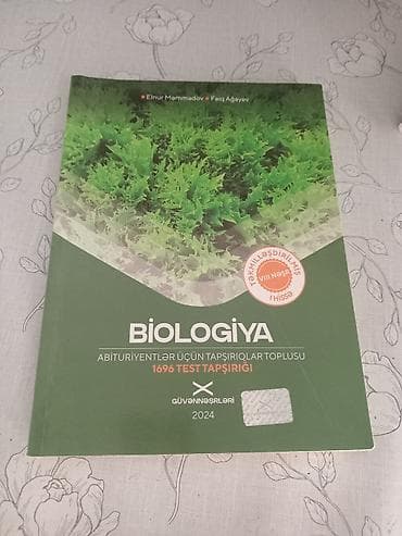Məhsul: “Biologiya – Abituriyentlər üçün tapşırıqlar toplusu” (Güvən lalafo.az -da Məhsul: “Biologiya – Abituriyentlər üçün tapşırıqlar toplusu” (Güvən
