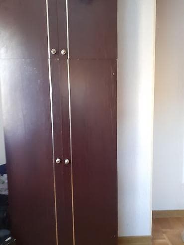 4 qapılı, Qəhvəyi, Taxta, Açılan, Düz dolab