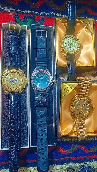 rusiya saat: Qol saatı, Vostok, rəng - Qızılı — 5