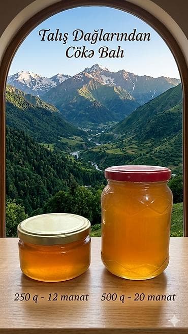 yemey: Talış Dağlarından Cökə tərkibli Bal. Təbii və Qatqısız olmasına — 1