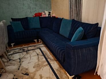 kreditle perdeler: Künc divan, İşlənmiş, Açılan, Bazalı, Parça, Çatdırılma yoxdur — 1