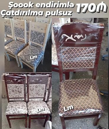 _*OTURACAQ/STUL*_ _Sifarişlə və yeni📌 Qiymət : *170₼*( 6 ədədi)