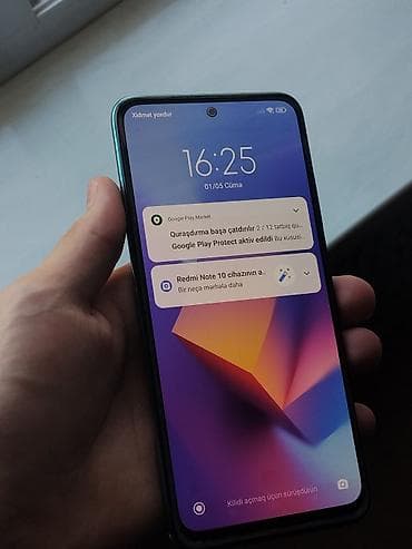 komputer ucuz: Redmi Note 10 smartfon - Rəng: Yaşıl (aqua/sea green tonunda parlaq — 2