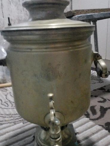 Məhsul: Mis samovar, kömür/odunla işləyən klassik model