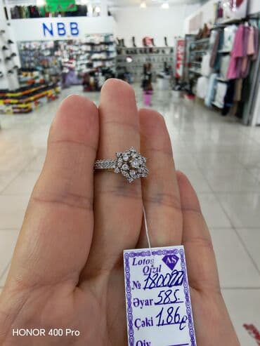 qızılların qiyməti: Üzük, Sarı qızıl, 585 Əyar — 7