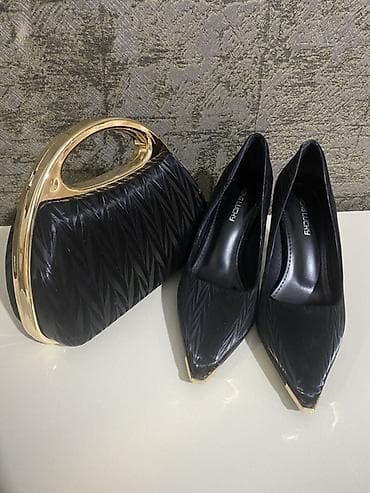 Костюмы: Qadınlar üçün dəst: klassik stilettolar və dəbli clutch çanta - Rəng — 3